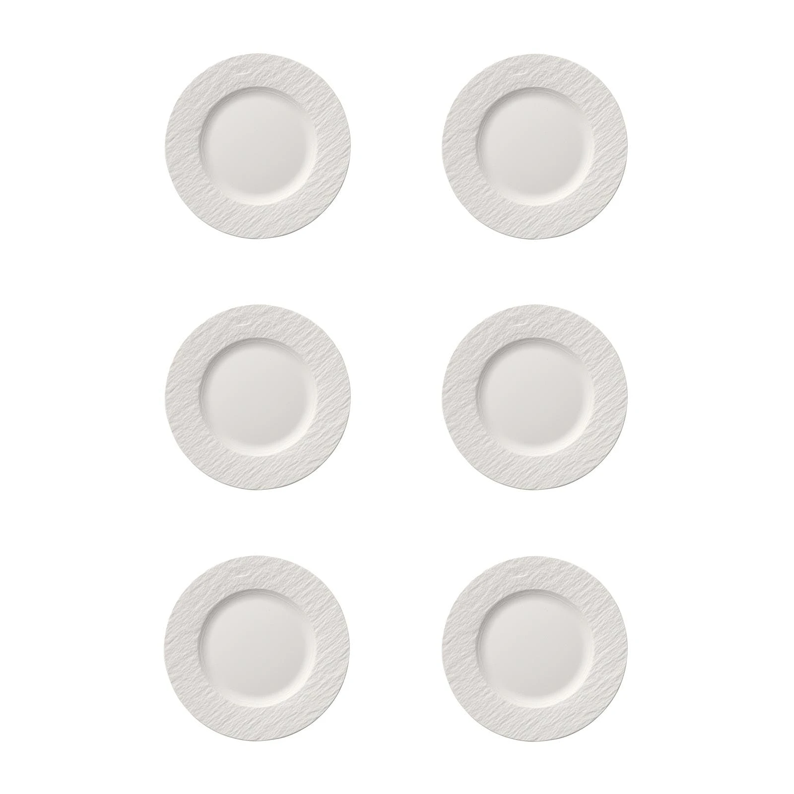Villeroy & Boch Manufacture Rock Gourmetteller Weiß 32 Cm 6er Set 5 Villeroy & Boch Manufacture Rock Gourmetteller Weiß 32 Cm 6er Set – Bild 5