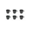 Villeroy & Boch Manufacture Rock Espressotasse Schwarz 60 Ml 6er Set