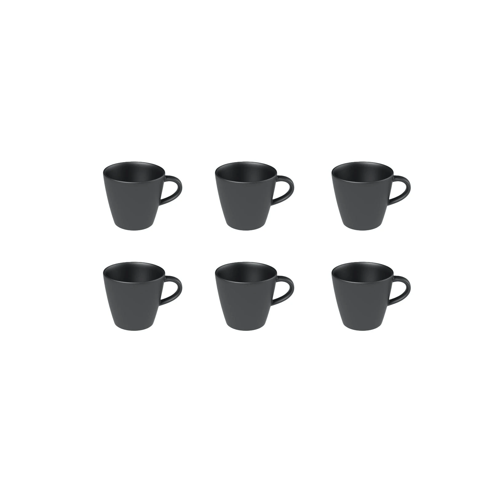 Villeroy & Boch Manufacture Rock Espressotasse Schwarz 60 Ml 6er Set 1 Villeroy & Boch Manufacture Rock Espressotasse Schwarz 60 Ml 6er Set