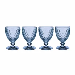 Villeroy & Boch Boston Coloured Rotweinglas 310 Ml Blau 4er Set