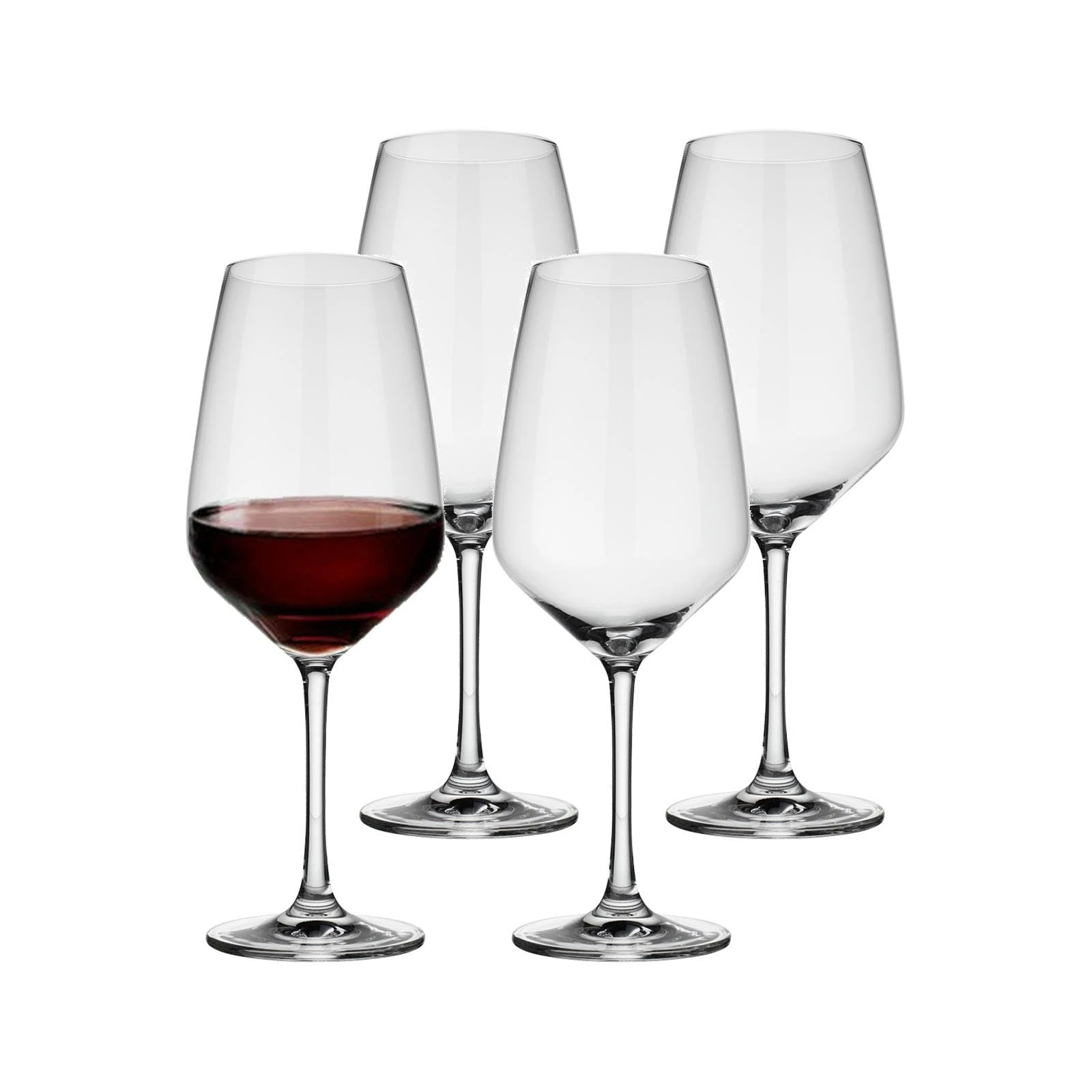Villeroy & Boch Voice Basic Glas Rotweinglas 4er Set 2 Villeroy & Boch Voice Basic Glas Rotweinglas 4er Set – Bild 2