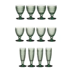 Villeroy & Boch Boston Coloured Weißwein- & Sektgläser Set 12er Set Grün