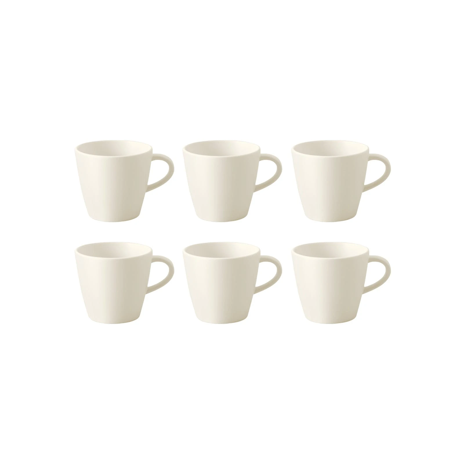 Villeroy & Boch Manufacture Rock Kaffeetasse Weiß 150 Ml 6er Set 1 Villeroy & Boch Manufacture Rock Kaffeetasse Weiß 150 Ml 6er Set