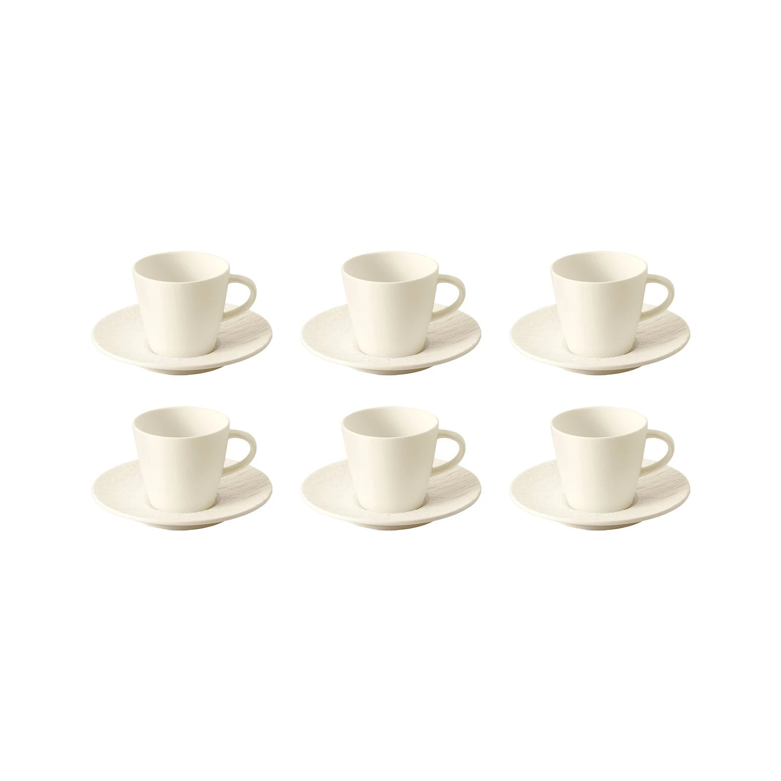 Villeroy & Boch Manufacture Rock Espresso Set Weiß 12-teilig 1 Villeroy & Boch Manufacture Rock Espresso Set Weiß 12-teilig