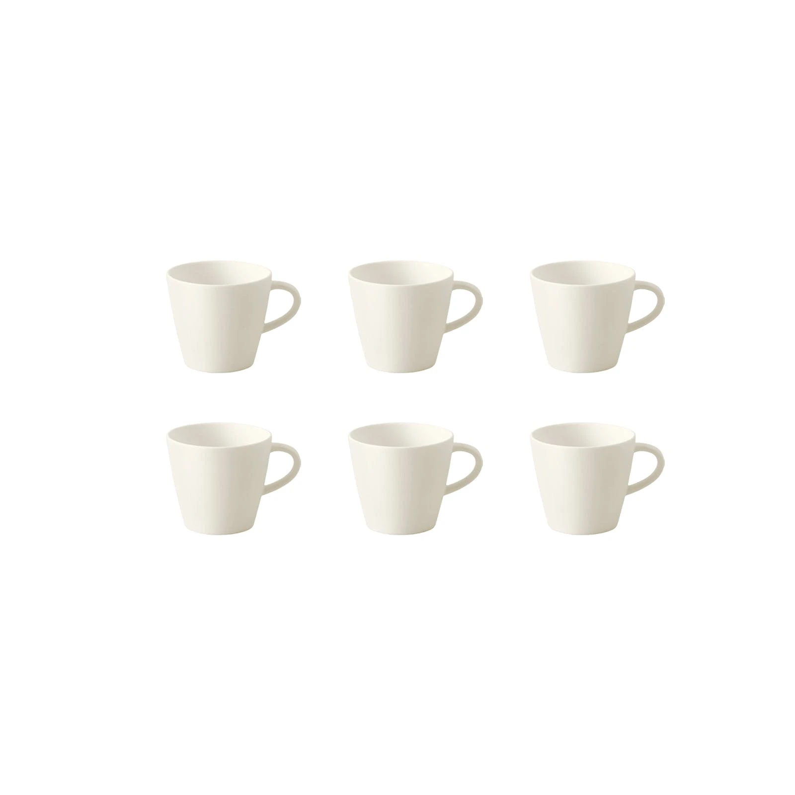 Villeroy & Boch Manufacture Rock Kaffeetasse Weiß 150 Ml 6er Set 5 Villeroy & Boch Manufacture Rock Kaffeetasse Weiß 150 Ml 6er Set – Bild 5