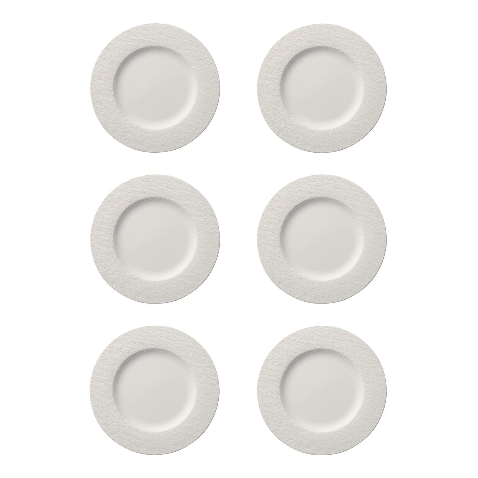 Villeroy & Boch Manufacture Rock Gourmetteller Weiß 32 Cm 6er Set 3 Villeroy & Boch Manufacture Rock Gourmetteller Weiß 32 Cm 6er Set – Bild 3