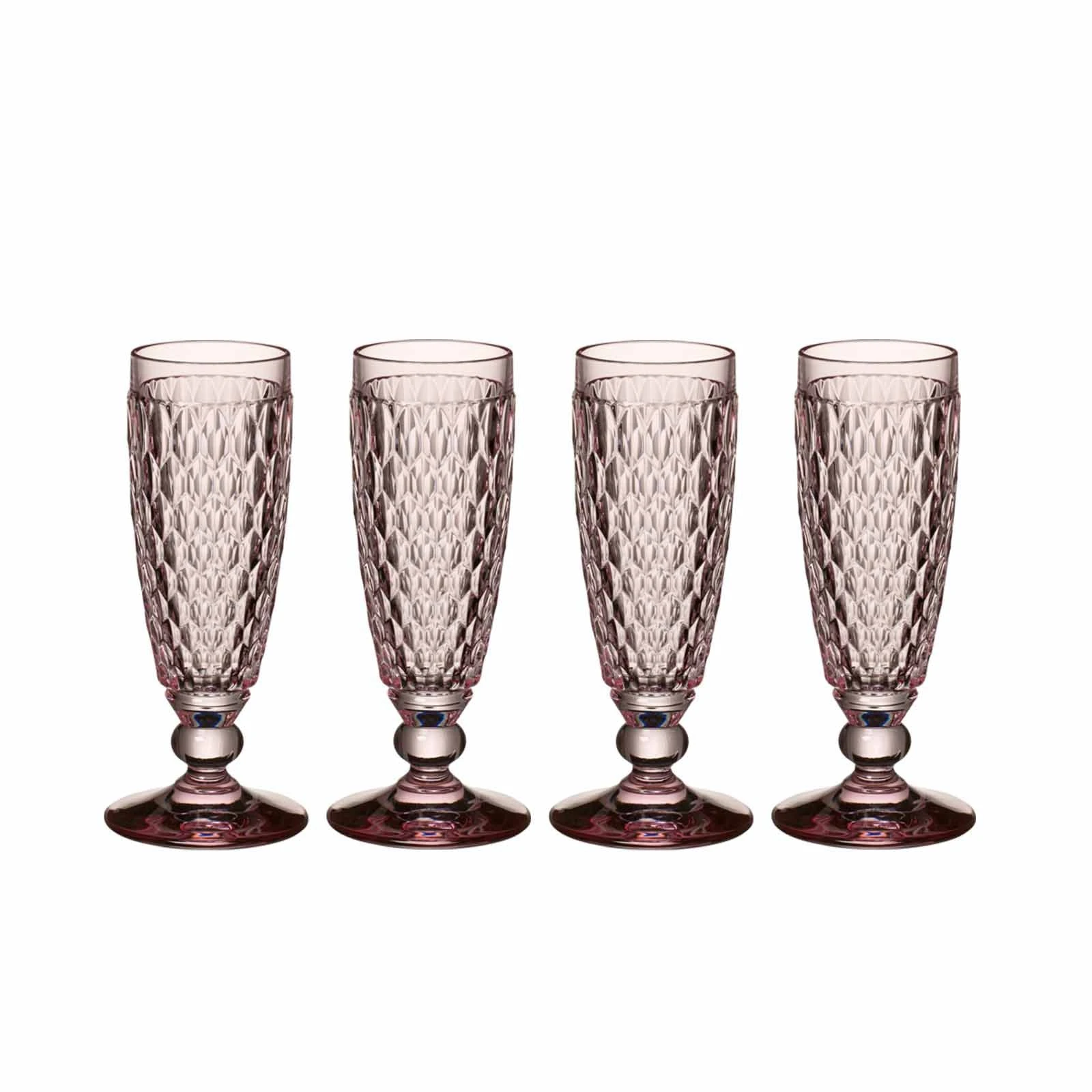 Villeroy & Boch Boston Coloured Sektglas 145 Ml Rosa 4er Set 1 Villeroy & Boch Boston Coloured Sektglas 145 Ml Rosa 4er Set