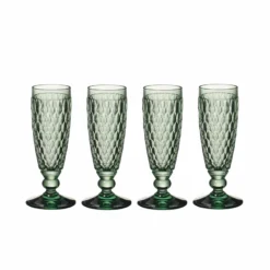 Villeroy & Boch Boston Coloured Sektglas 145 Ml GrĂĽn 4er Set