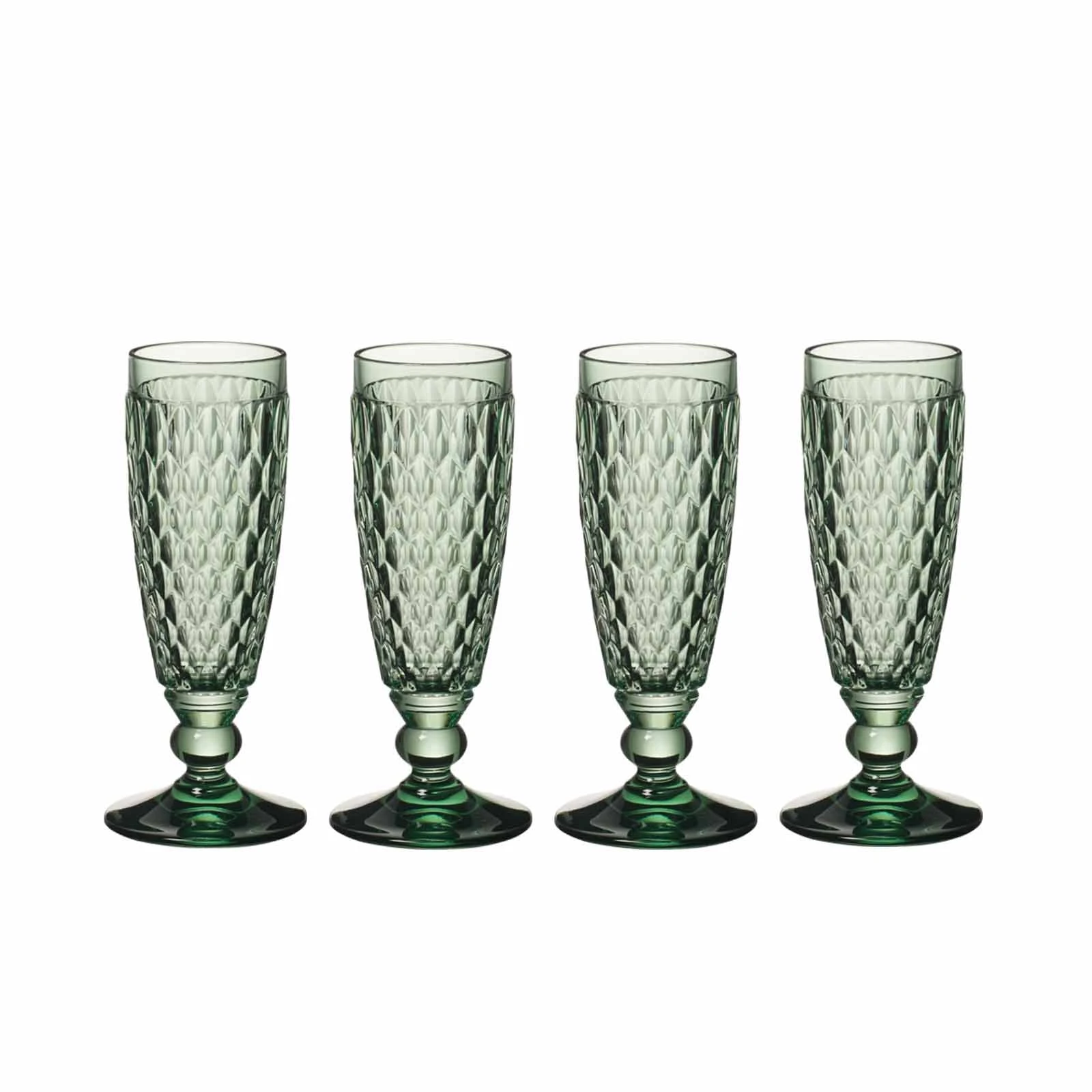Villeroy & Boch Boston Coloured Sektglas 145 Ml Grün 4er Set 1 Villeroy & Boch Boston Coloured Sektglas 145 Ml Grün 4er Set