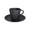 Villeroy & Boch Manufacture Rock Kaffeetasse Mit Untertasse Schwarz