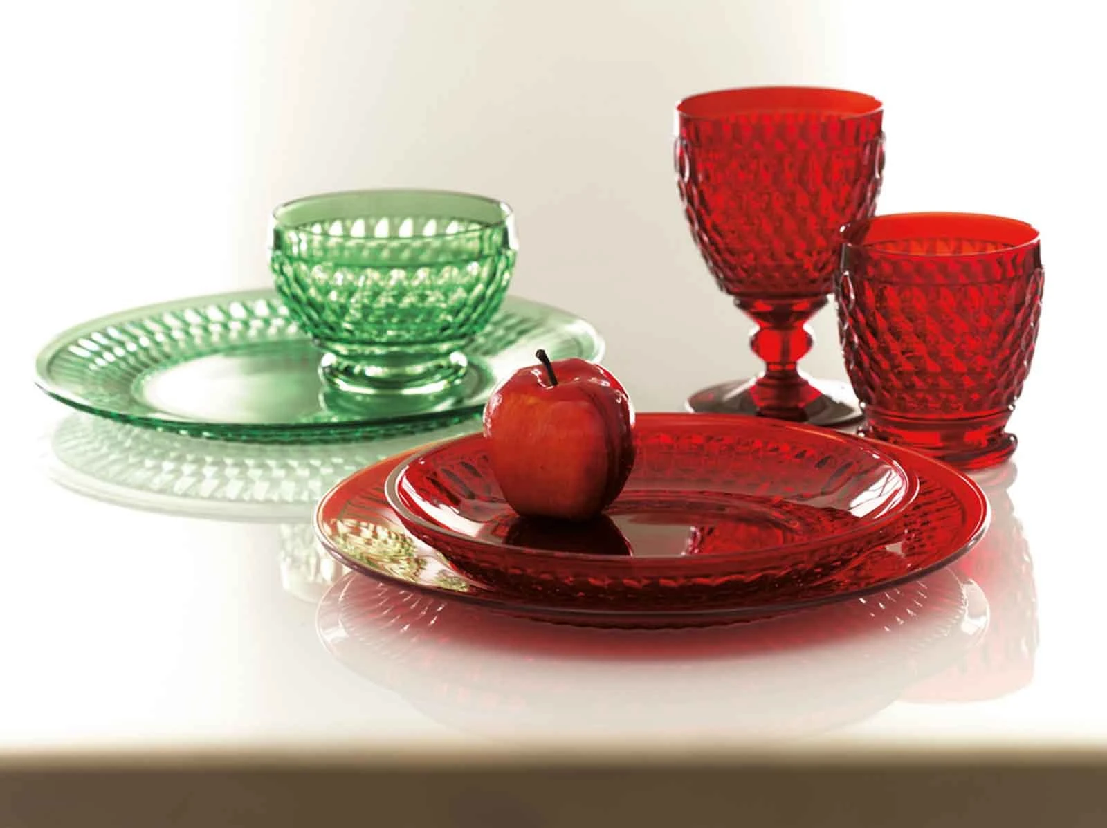 Villeroy & Boch Boston Coloured Rotweinglas 310 Ml Grün 4er Set 6 Villeroy & Boch Boston Coloured Rotweinglas 310 Ml Grün 4er Set – Bild 6